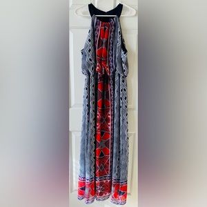 Nine West Printed Maxi Dress